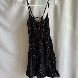 PacSun Black and White Polka Dot Mini Dress